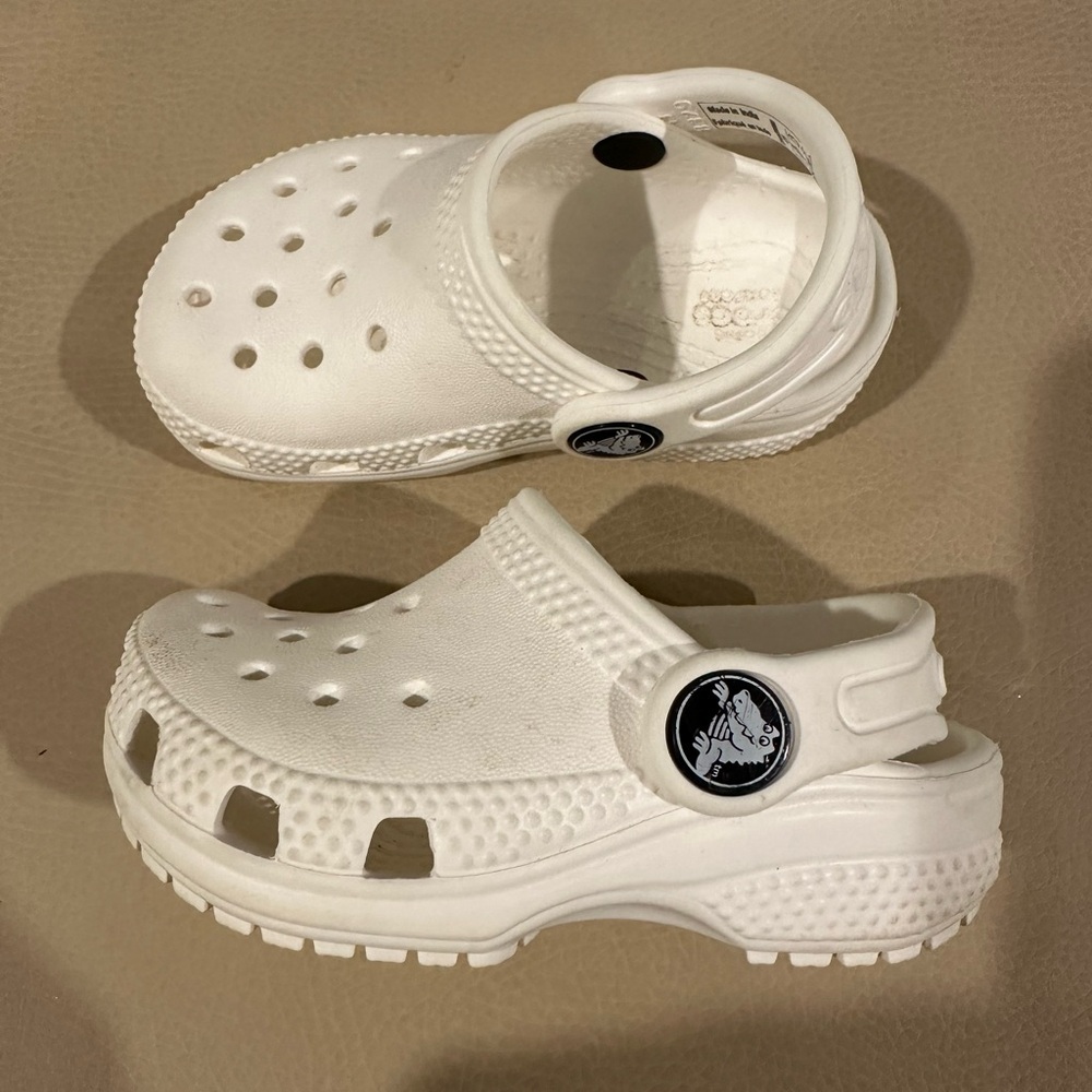 Crocs Kids Classic Clog - White